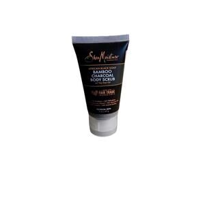 SheaMoisture African Black Soap Bamboo Charcoal Body Scrub with Tea Tree Oil 2oz